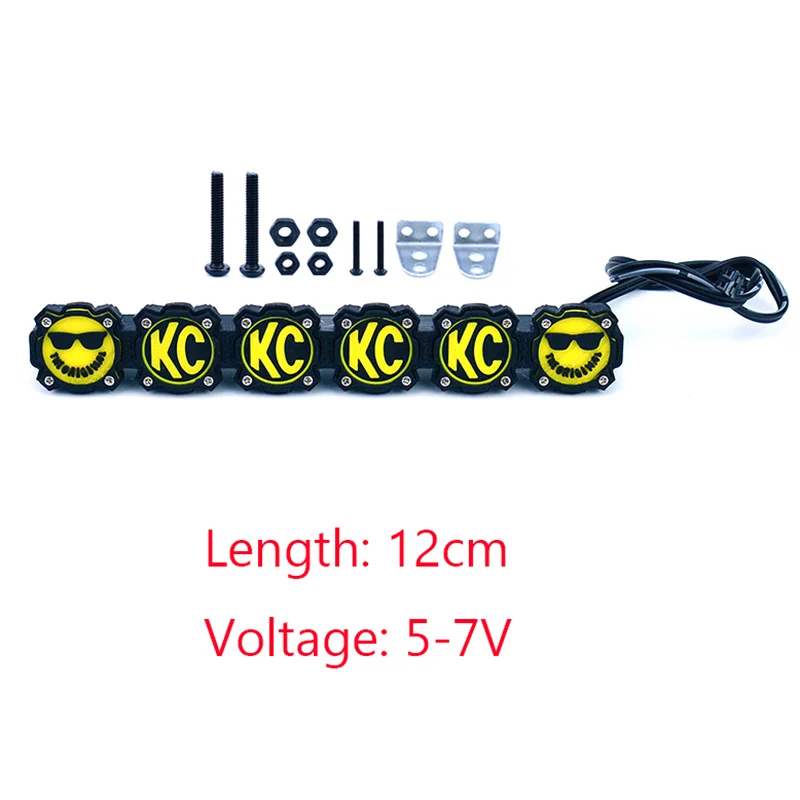 LED-Simulationsdachleuchten für 1/10 RC Crawler Auto Traxxas Trx4 Axial Scx10 Yikong RC4WD D90 Croboll MK07 MJX H8H