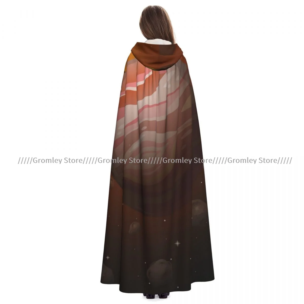 Venus Planet Space Witch Cloak Halloween Cosplay Costume Adult Unisex Cloak Retro Ages Cape