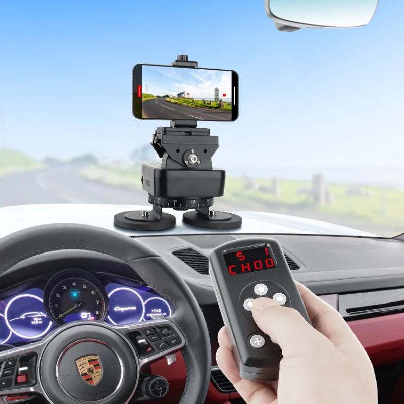 

Suitable for anti shake mobile phone in car professional shooting bracket, electric pan tilt stabilizer, photo holder