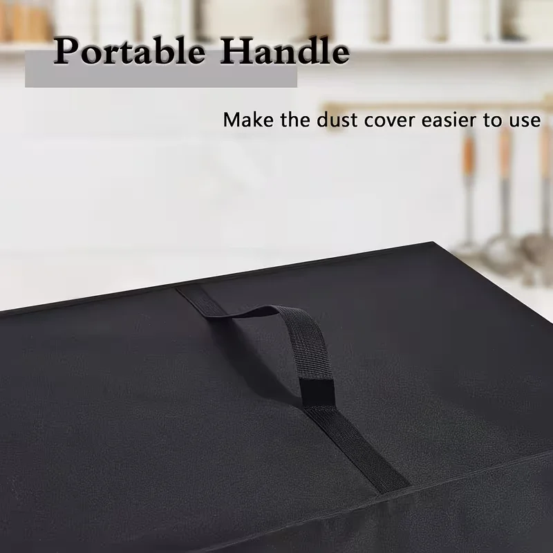 Universal Air Fryer Cover, Fits Most Sizes, a Kitchen Essential. Classic European-style Black, Multiple Sizes Available.