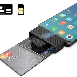 USB type C Smart Card Reader Sim Cloner Type C Adapter for dine dni Citizen ID Bank EMV SD Card External for Mac/Android OS NEW