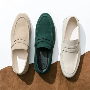 9 Hauptverkäufe Loafer Herren Wildleder - №7
