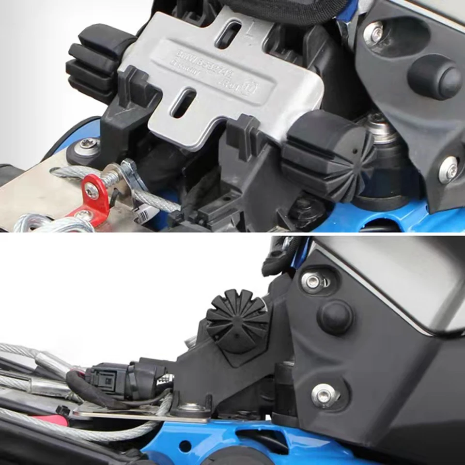 For BMW R1250GS R1200GS LC GS R1250 R1200 GSA K1600GT S1000XR Motorcycle Accessories 2PCS Rider Seat Lowering Bracket Rubber