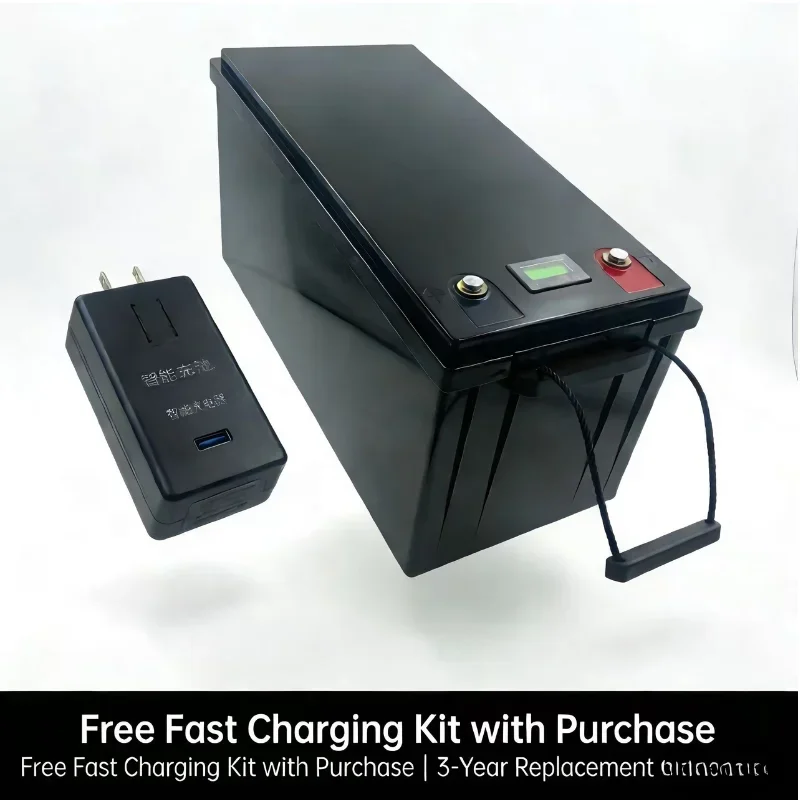 60V 80Ah 100Ah Lithium Ion Battery | 10A Fast Charger | Golf Cart, Hybrid Electric Vehicle, Solar System, Emergency Power Backup