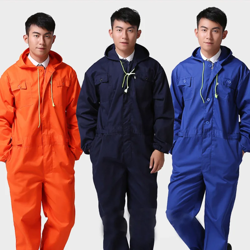 زي العمل الشامل للرجال والنساء، مآزر العمل، بدلة لحام، ورشة تصليح السيارات، ميكانيكي بالإضافة إلى ملابس العمل الآمنة الخالية من الغبار #2