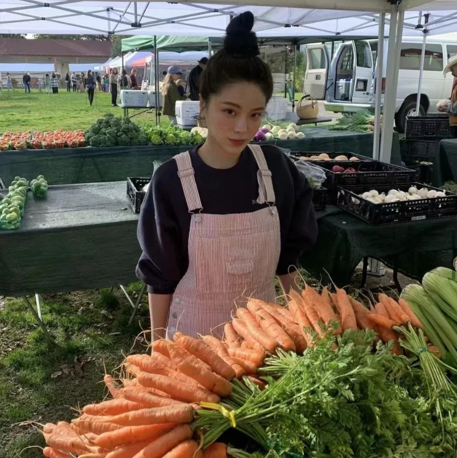 Salopette di jeans monopezzo allentata casual Age-Defng Dimagrante Autunno 2025 Donna in misto cotone con vita a L Faionable