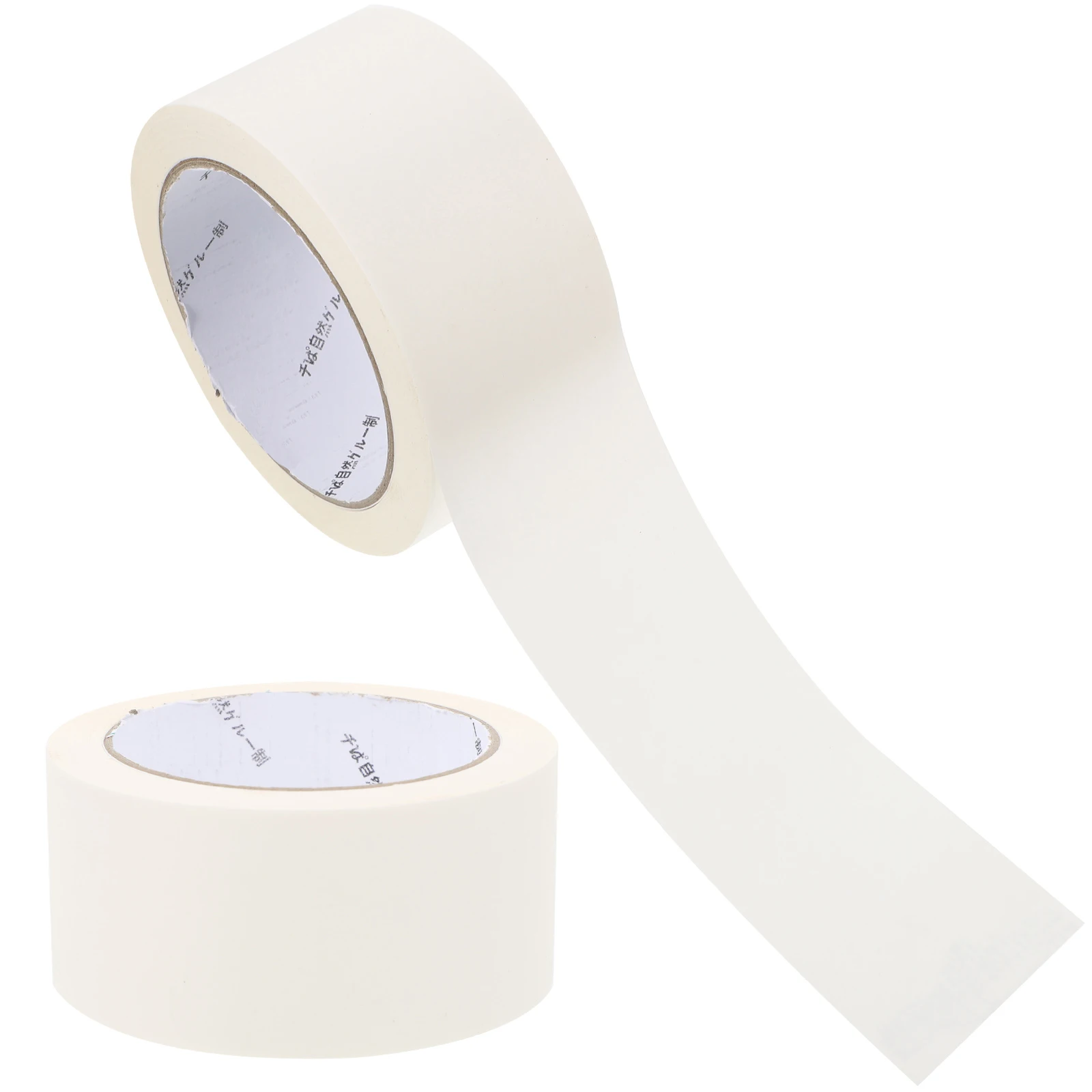 2 Pcs Kraft Paper Tape Gummed Seal Packing Heavy Duty White Writable Adhesive Mailing Gift