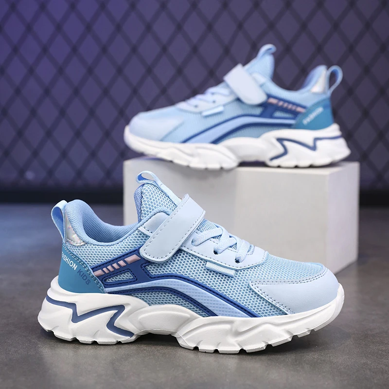 

Кроссовки на платформе для девочек, детская обувь, удобная детская повседневная обувь с дышащей сеткой, новинка 2025 года, спортивная теннисная обувь для девочек