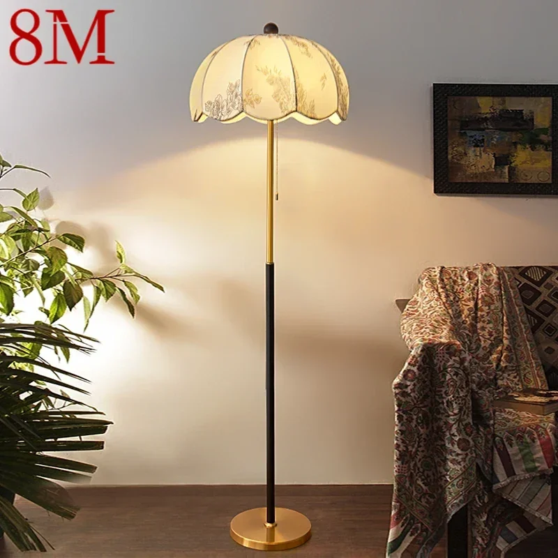 8M Contemporary Floor Lamp Retro Art Bedroom Living Room Beside The Sofa LED Villa Hotel Decorative Standing Light