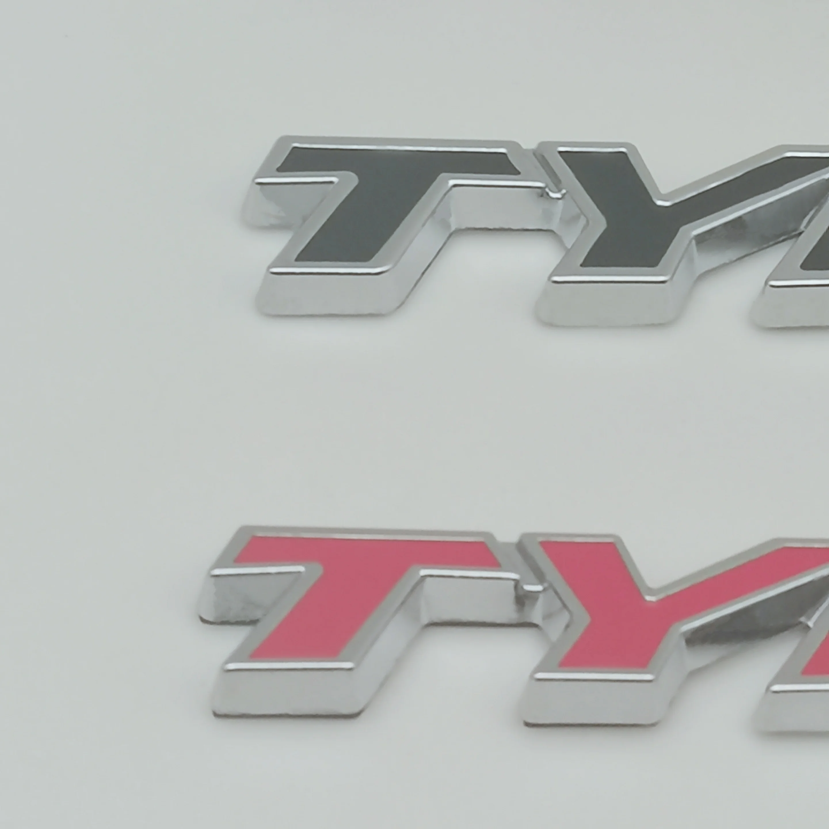 

1pcs/lot 3D Metal Ty-per 143mmX29mm Car Racing Car Sticker Car Sticker Rear Tail Label Panel Side Label Cars Accessories