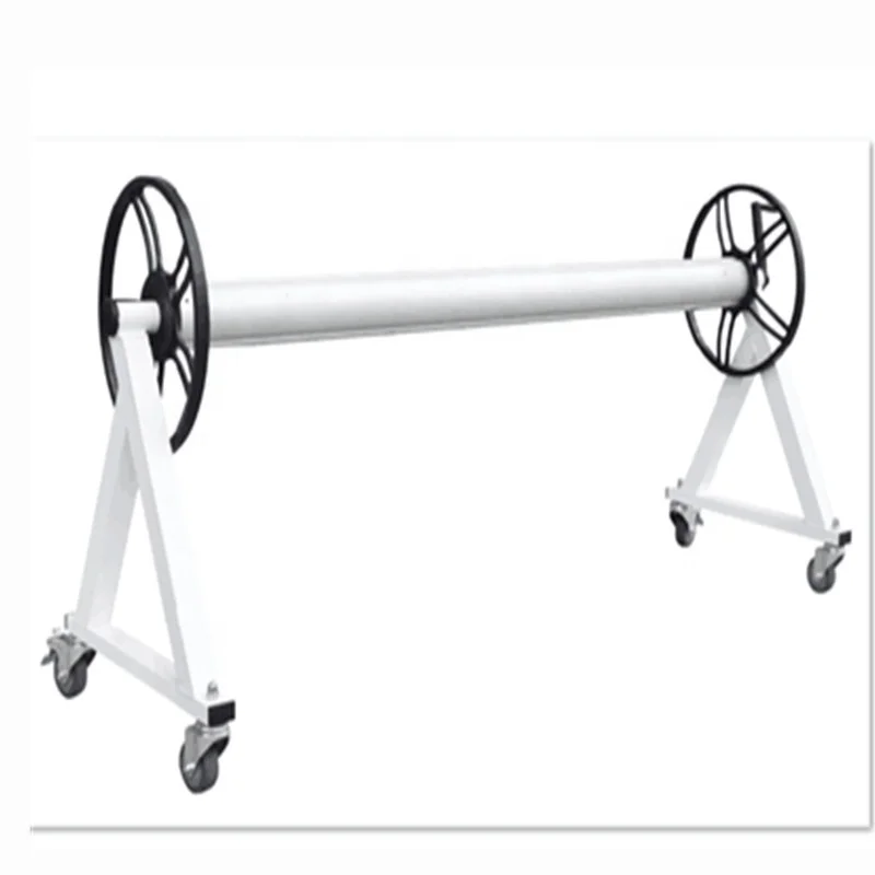 بكرة دوارة محمولة من الفولاذ المقاوم للصدأ لغطاء حمام السباحة