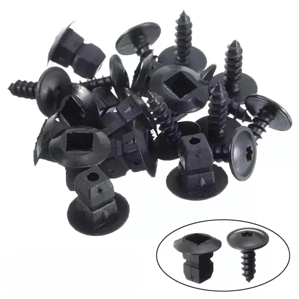 20pcs/bag Fender Liner Mudguard Fastener Clips Screws Retainer Base Buckle Fit for AUDI for VW