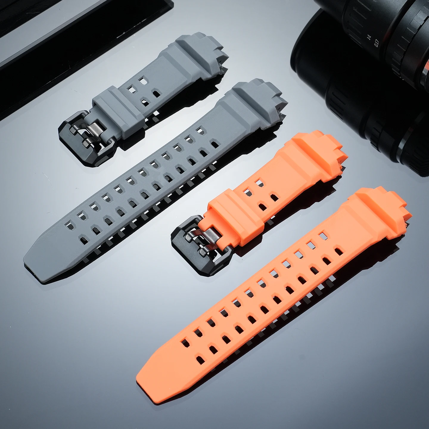 For the Casio G-SHOCK 3rd Generation Sky Commander Series 5719: GR-B300 Outdoor Water-Resistant Resin and Silicone Watch Strap