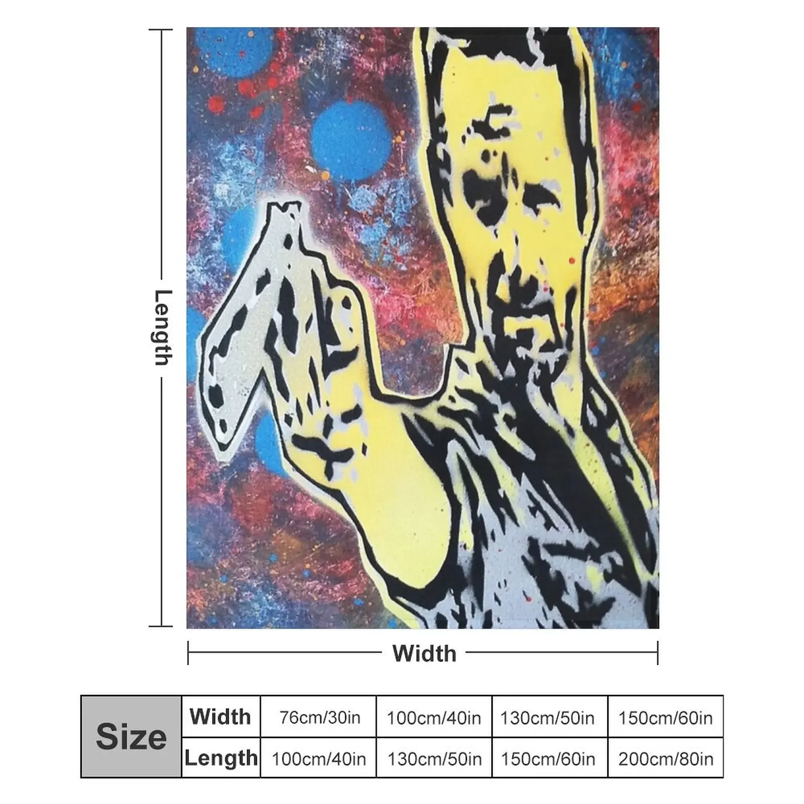 Rick Grimes Throw Blanket Plush Fuzzy Cozy Blanket for Couch Sofa - view 6
