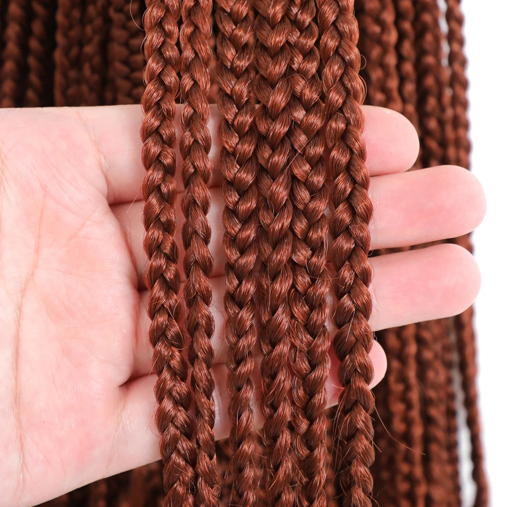 UPJOY 24 inch French Curly Box Braids Crochet Hair 18” Pre-Braided Goddess Box Braiding Crochet Hair with Curly Ends for Girls