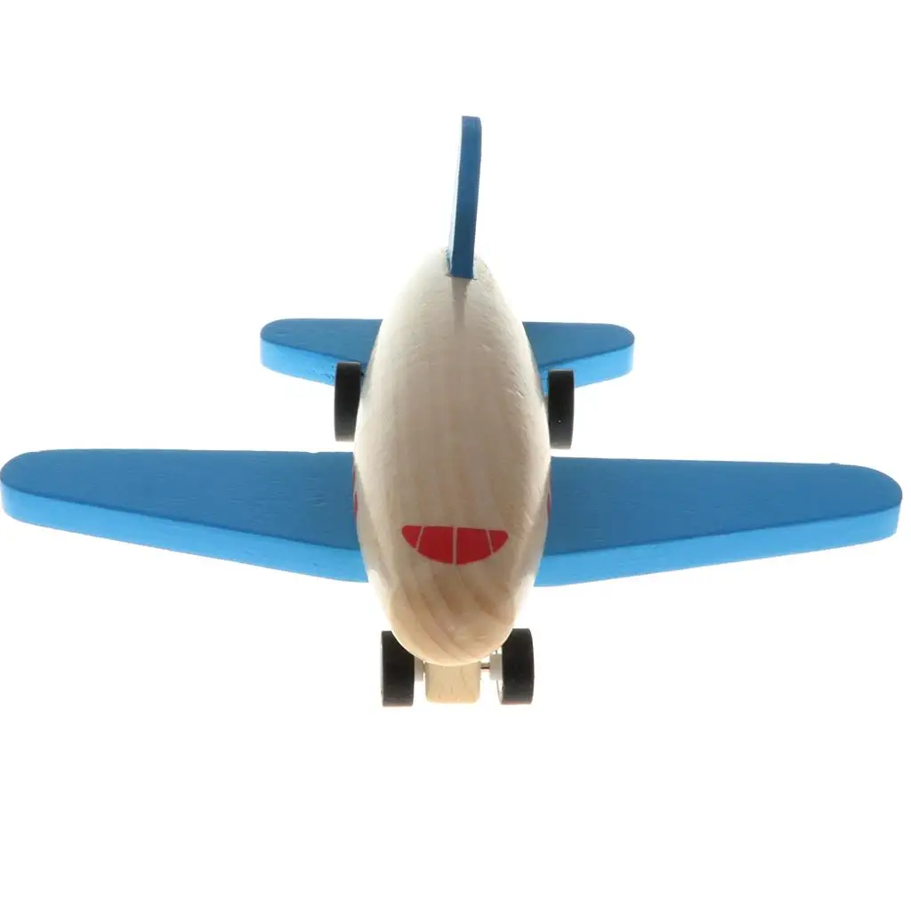 4,7-дюймовый деревянный самолетик с откатным механизмом, автомобиль с фрикционным приводом, детская игрушка