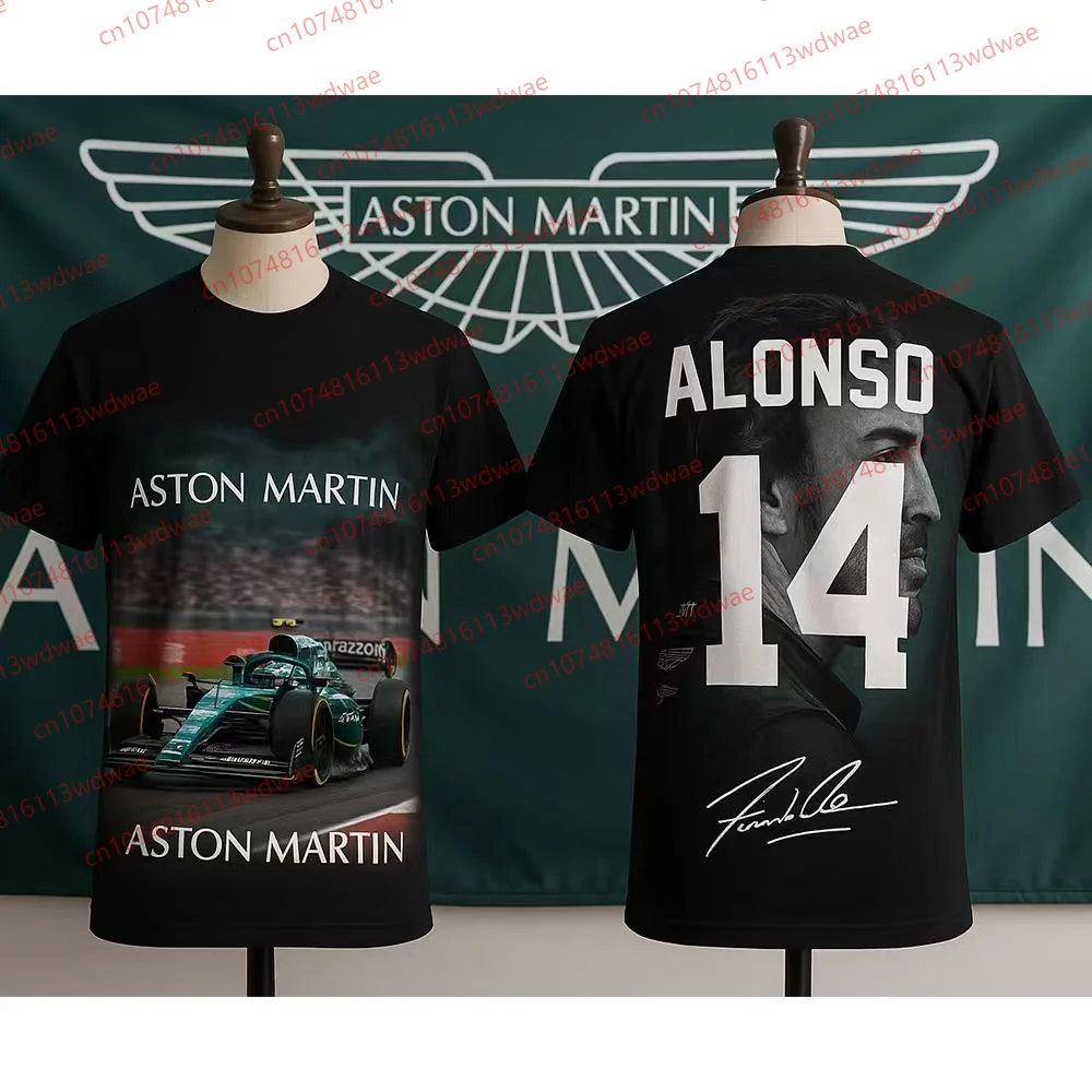

Гоночные футболки Aston Martin с 3D принтом, уличные мотоциклетные футболки Fernando Alonso 14, быстросохнущие командные гоночные костюмы Aramco
