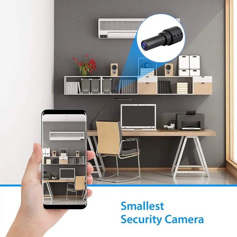 Minicámara de seguridad para el hogar, videocámara IP oculta con visión nocturna, WiFi, HD, 1080P, nueva