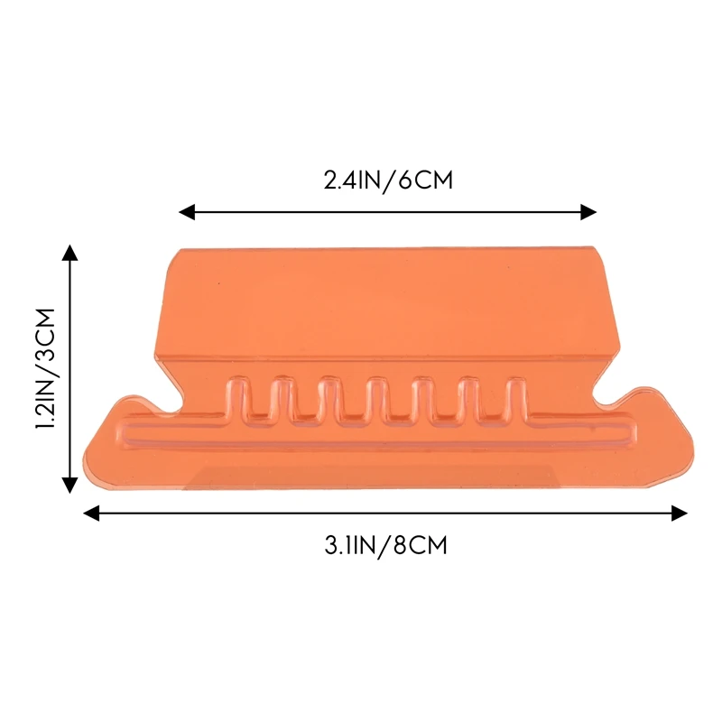 Onglets de dossier de face, inserts de fichier de face, identification rapide des fichiers de face, 60 pièces, 2 pouces, 120 grilles