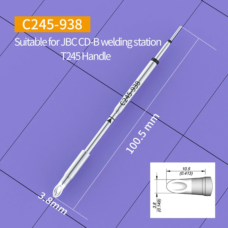 C245 Soldering Iron Tips C245-259 067 758 760 762 785 790 931 938 replacement tips Compatible JBC soldering station T245 handle