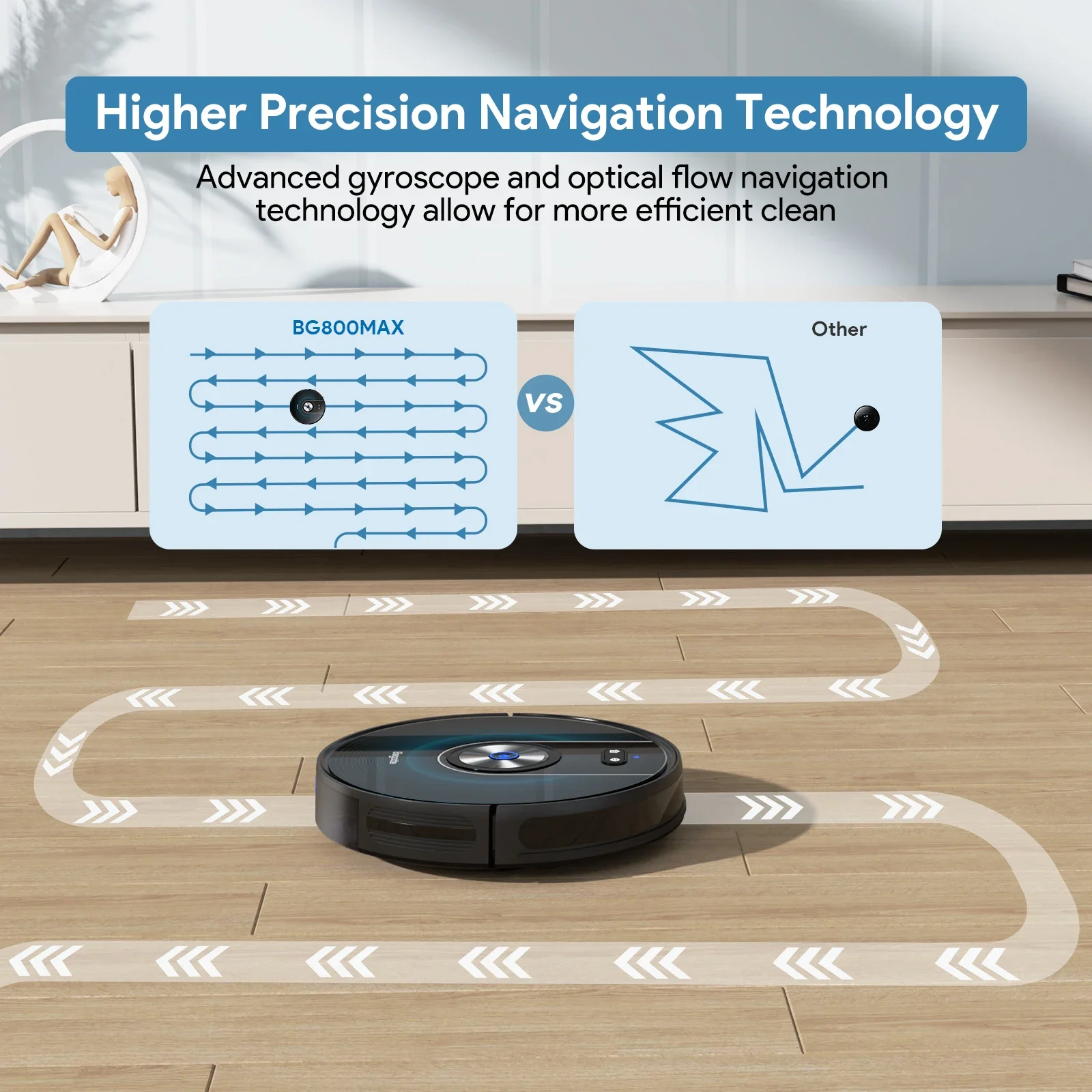 Robot aspirador con purificador de aire Robot aspirador