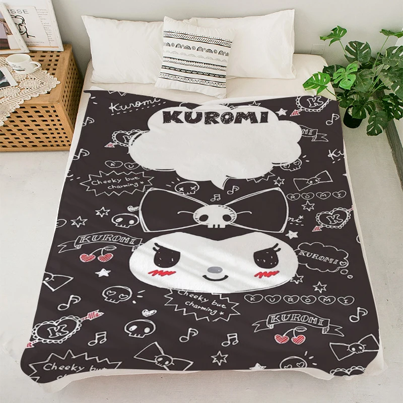 

Anime Blankets for Winter S-Kuromis Nap Blanket Winter Microfiber Bedding King Size Blanket Fluffy Soft Blankets Warm Downy