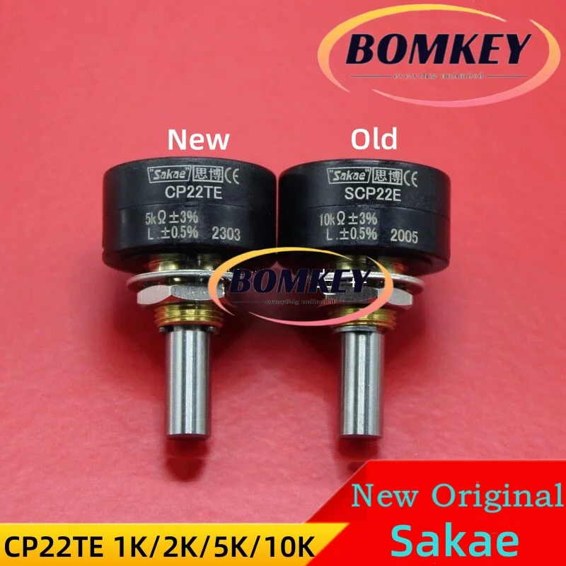 New Original Sakae CP22TE Replace SCP22E 1K 2K 5K 10K Ohms±3% LIN±0.5% Single turn Wirewound Potentiometer