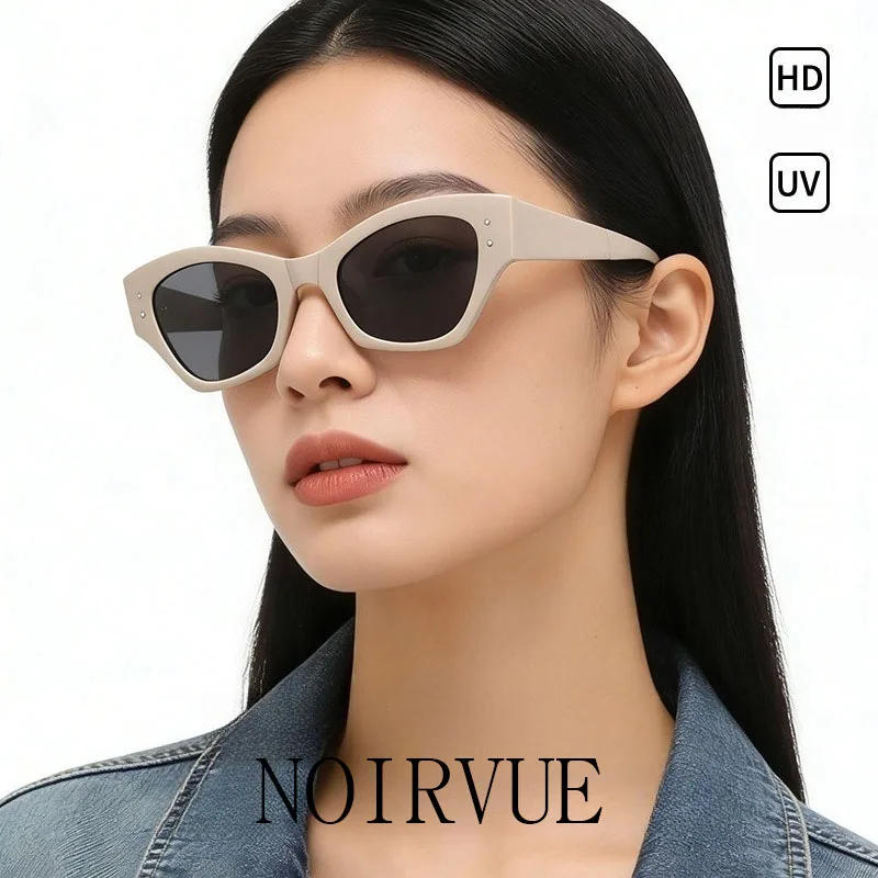 

NOIRVUE 2026 Women's Foldable Butterfly Cat-Eye Polarized Sunglasses TR90 Frame UV400 Ultra Light