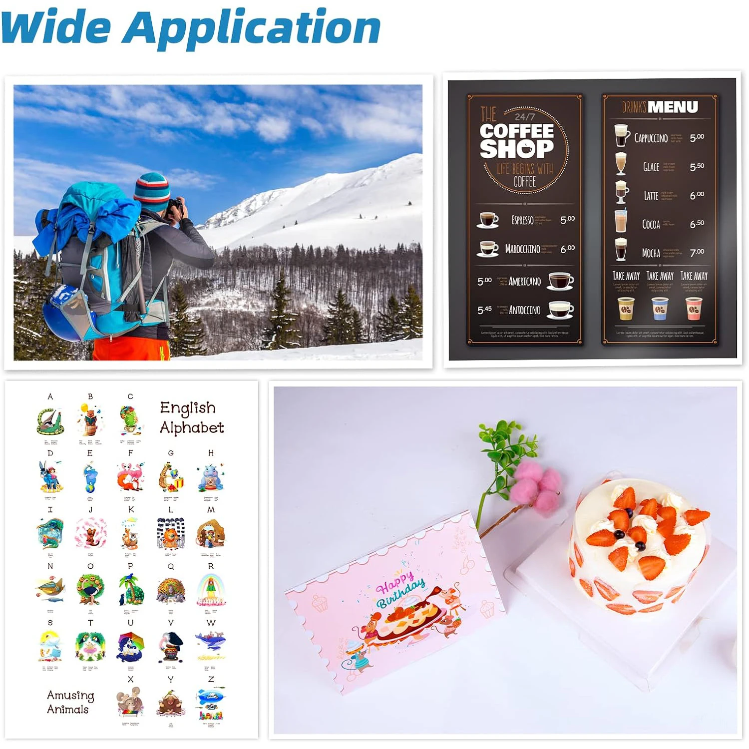 กระดาษภาพถ่ายเคลือบเงา KRYON ขนาด 5x3.5 นิ้ว 230 แกรม 100 แผ่น ด้านเดียว สำหรับเครื่องพิมพ์อิงค์เจ็ท แห้งเร็ว สีสดใส แพ็คสุดคุ้ม