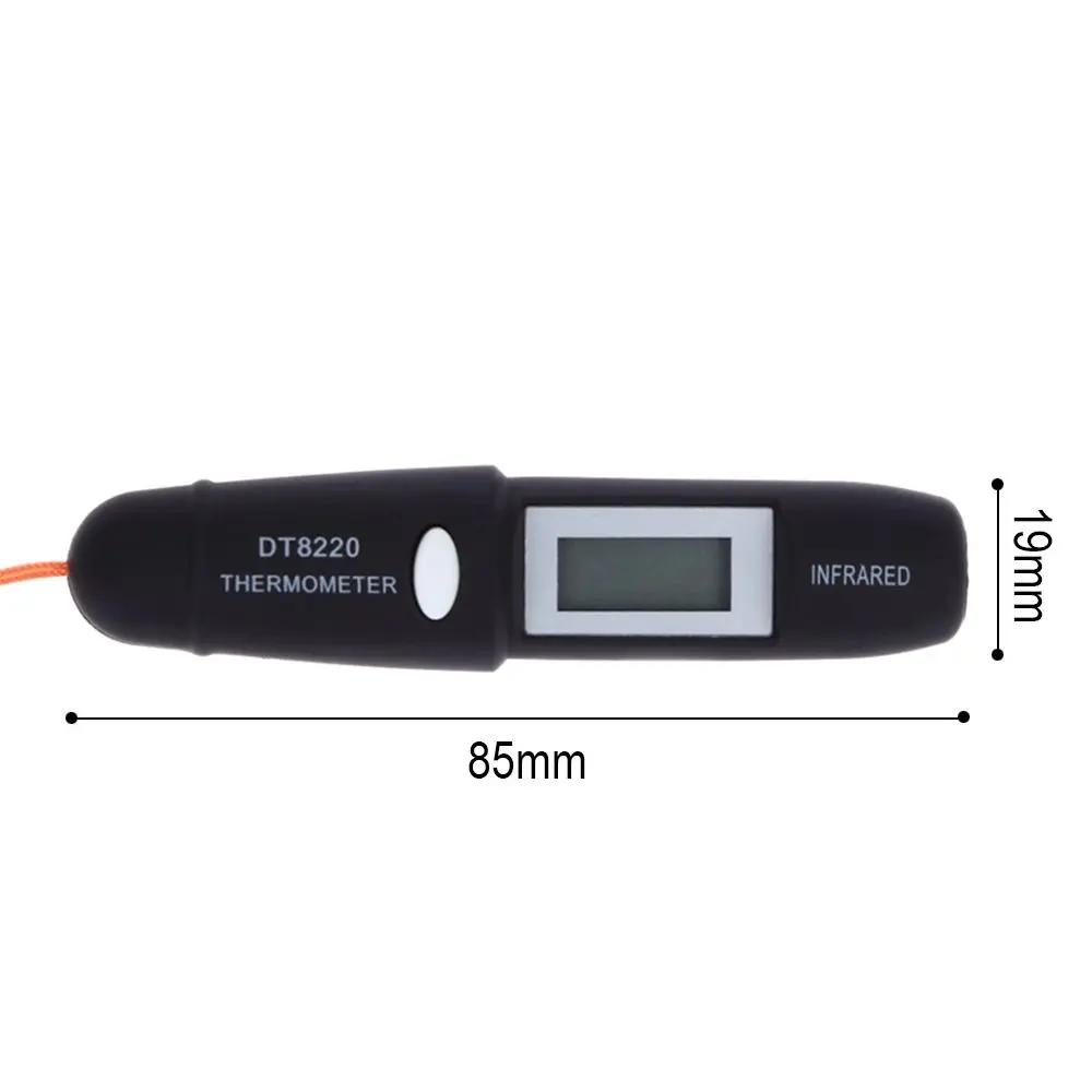 Therye.com-Mini stylo infrarouge sans contact, mesure de la température, affichage LCD numérique, DT8220