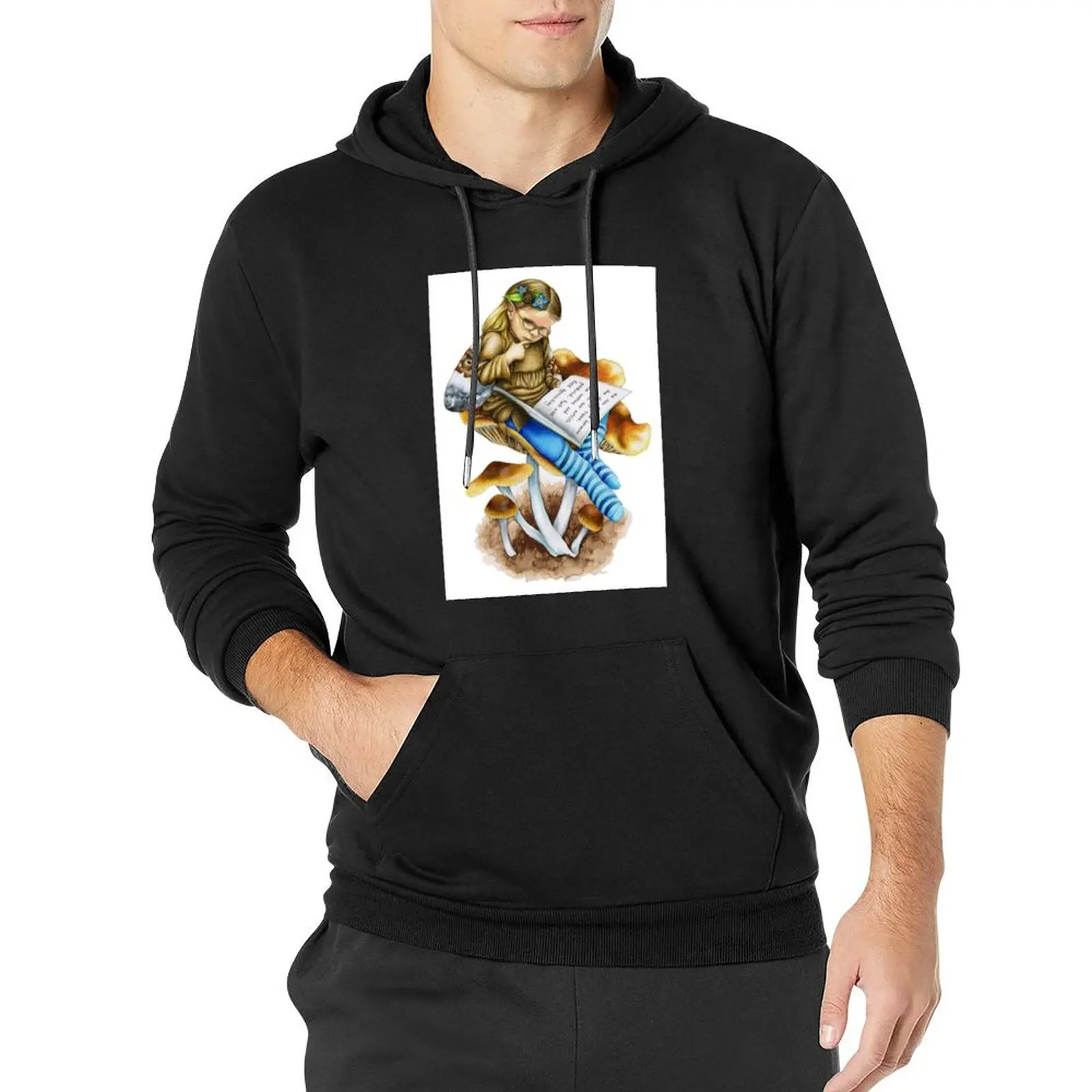 Blueleg Brownie Mushroom Fairy Pullover Hoodie men's autumn clothes hoodie men