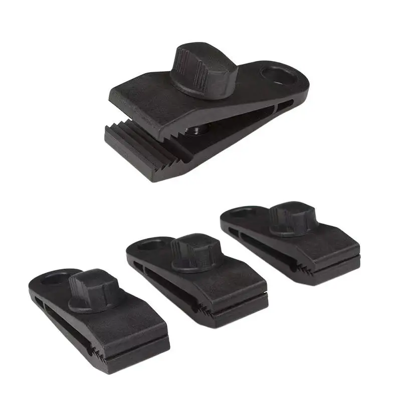 5/10Pcs Camping Tarp Clips Outdoor Clamp Canvas Heavy Duty Lock Grip Tent Fasteners Clips Pool Awning Bungee Cord Car Tighten view 2