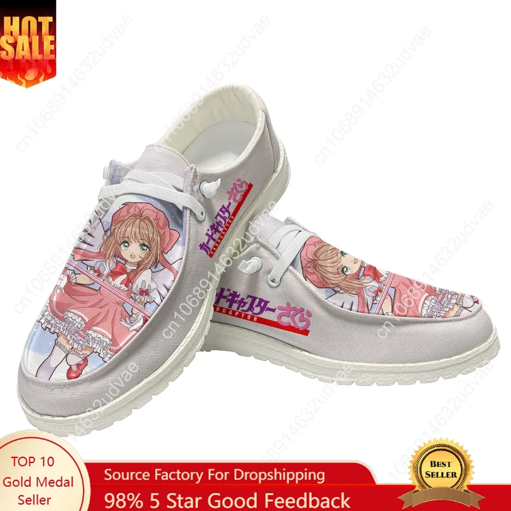 

Cardcaptor Sakura Casual Shoes Men Woman Flat Shoe Breathable Indoor Outdoor Lightweight Footwear Couple Custom Made Shoe