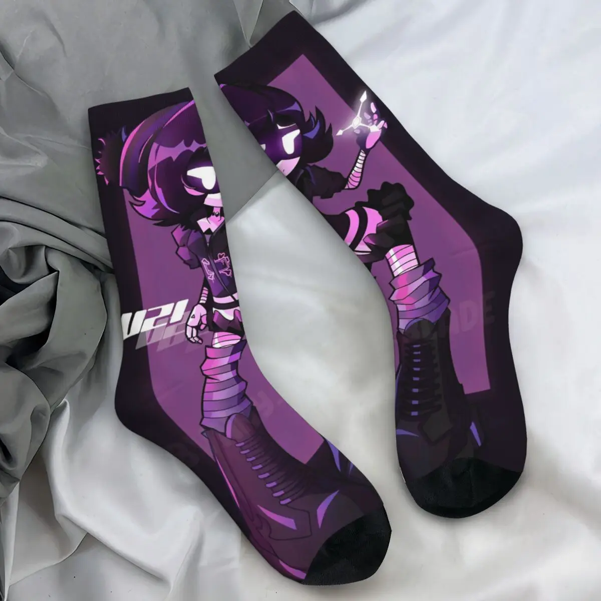 Robot Murder Drones V Uzi Stockings Men Socks Comfortable Casual Socks Winter Cycling Non Slip Graphic Socks Gift Idea