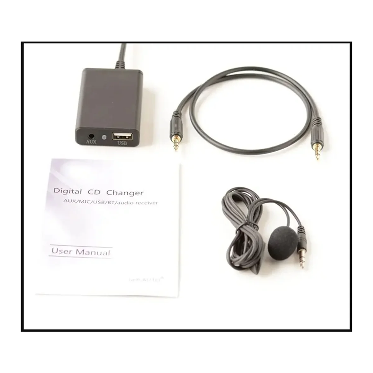 AA91 Bluetooth Music Interface for Goldwing GL1800 USB/AUX CD Player Adapter Compatible with Goldwing Motorcycle