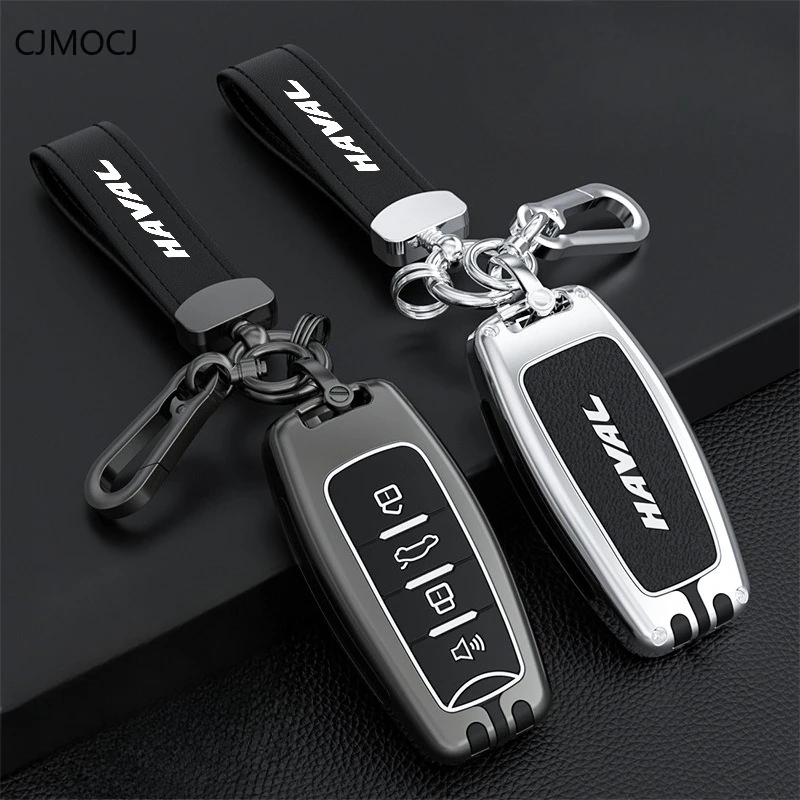 Premium Zinc Alloy Key Cover Case for Haval H6 3rd Gen/M6 Plus/Big Dog/H2/Chitu/H7/First Love/F7/H9 (2024) - Key Fob Shell