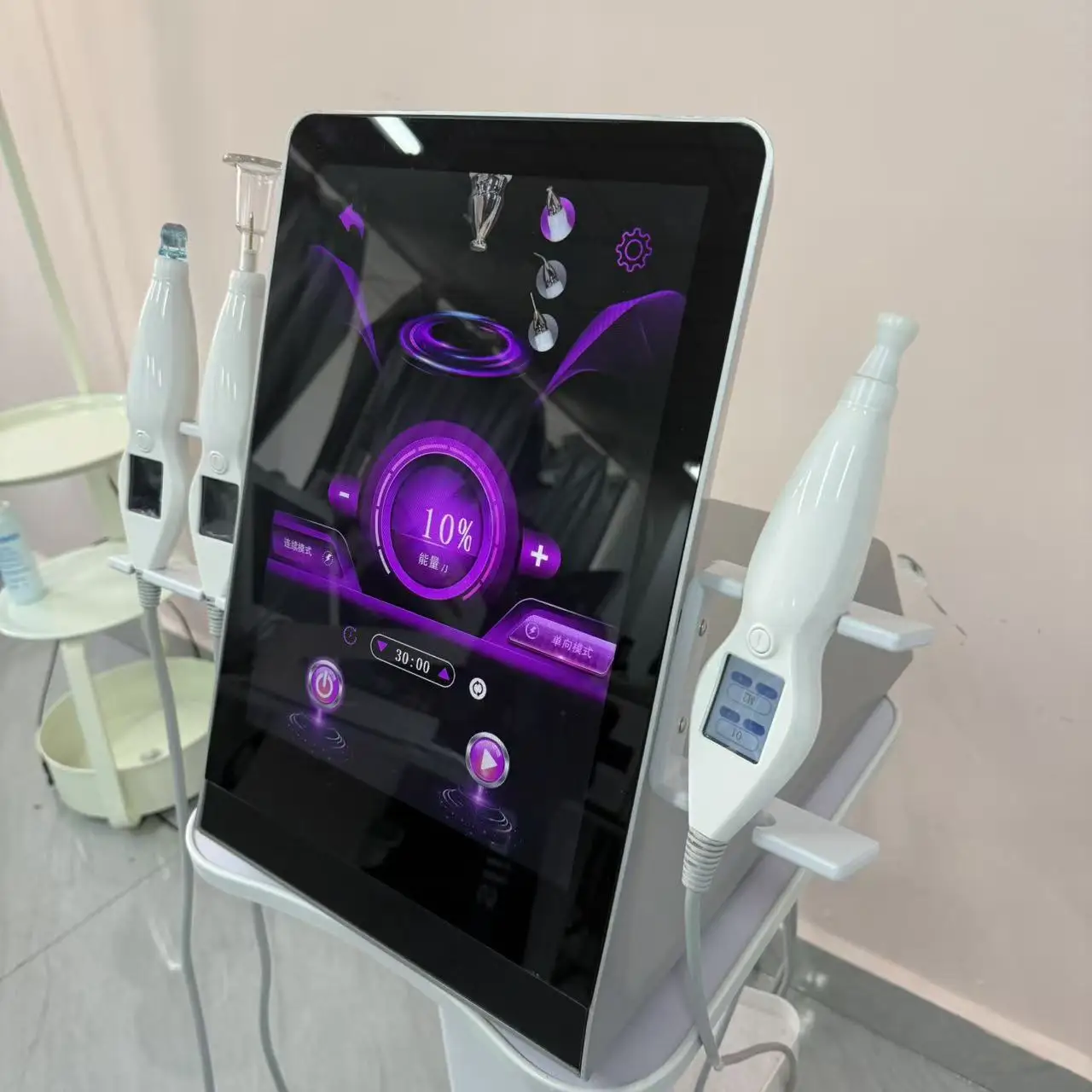 8-in-1 Cold Hot Plasma Machine Diamond Stamp Ozone Plasma Machine Skin Rejuvenation Anti-Aging Facial Care Beauty Equipment