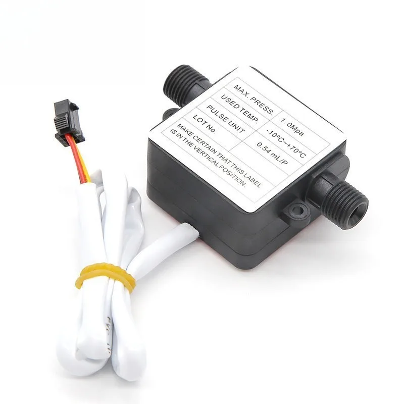 For gear oil flowmeter 2 points outer tooth cooking robot, flow sensor G1/4 2pcs
