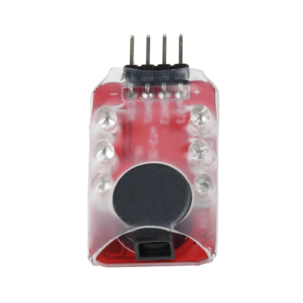 

2-3s Одиночный рожок BB Звук Сигнализация низкого напряжения Литиевая батарея Сигнализация низкого напряжения Зуммер Динамик со светодиодным индикатором