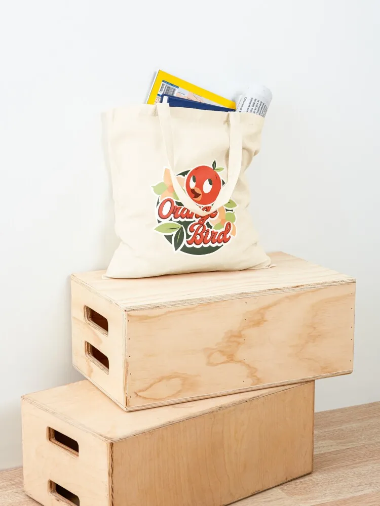 The Orange Bird Tote Bag Women's beach bags Fabric bag Canvas Tote Bag