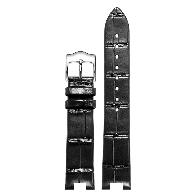 Tali jam tangan kulit Van Cleef & Arpels asli untuk model asli tali kulit sapi seri ALHAMBRA semanggi empat daun dengan tali kulit sapi