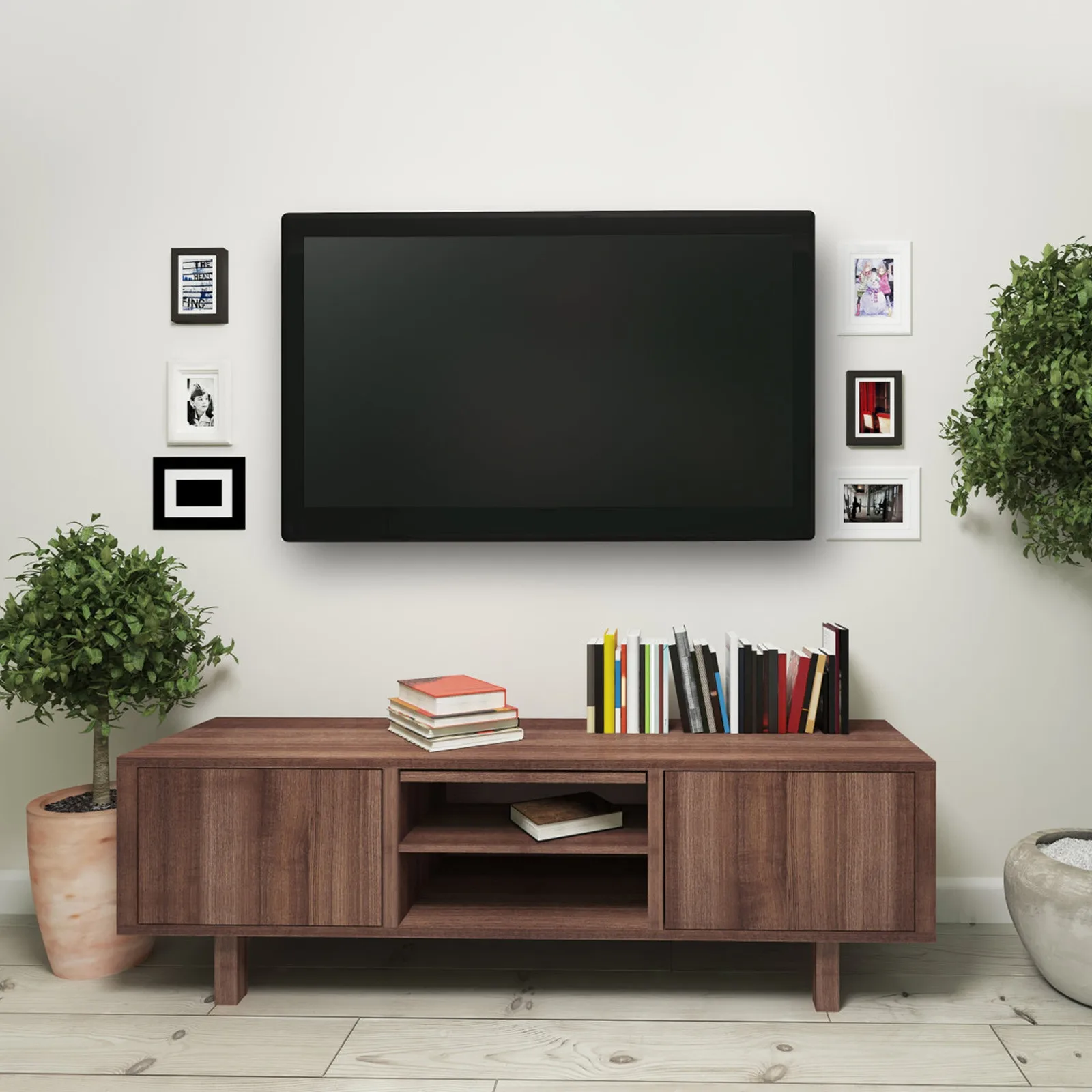 Monitor Hanger 14-24 Inch Stainless Steel Stable Wall Mounted Rack for Home Entertainment Industrial Use Monitor Hanger