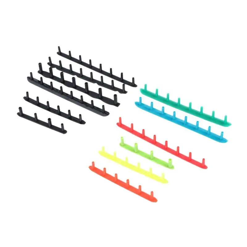 4/6/7/8/11pcs Badminton Racket Nylon Grommets String Protector Tube Set