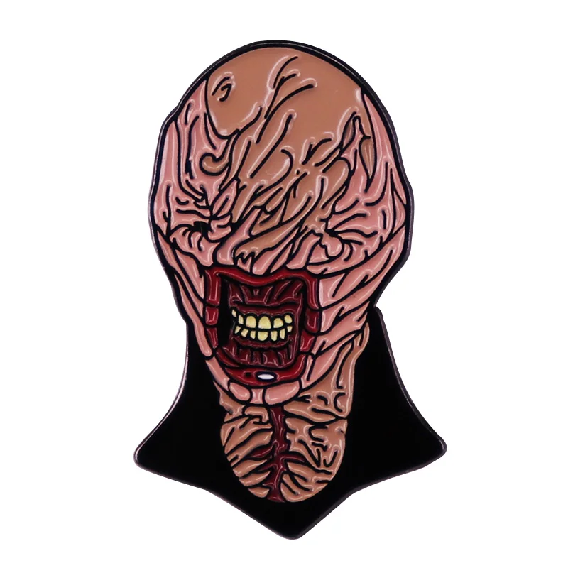 Hell Friar Chatterer Brooch Hellraiser: Hellworld Inspired Badge Horror Movie Fans Accessory