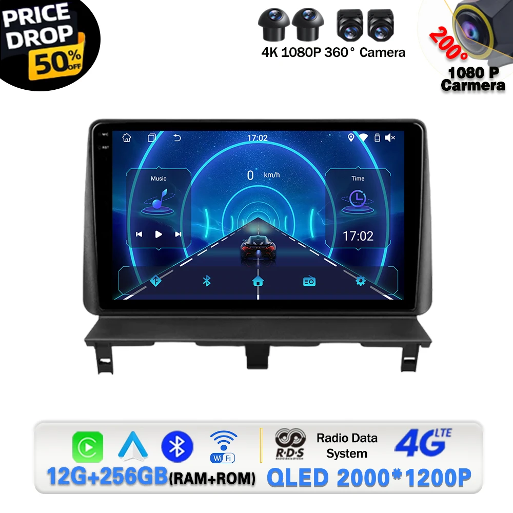 

Android14 Car Radio For Peugeot Partner 1 2002 - 2008 Partner Origin 1 2008 - 2011 Multimedia Video Player GPS Carplay Stereo 4G