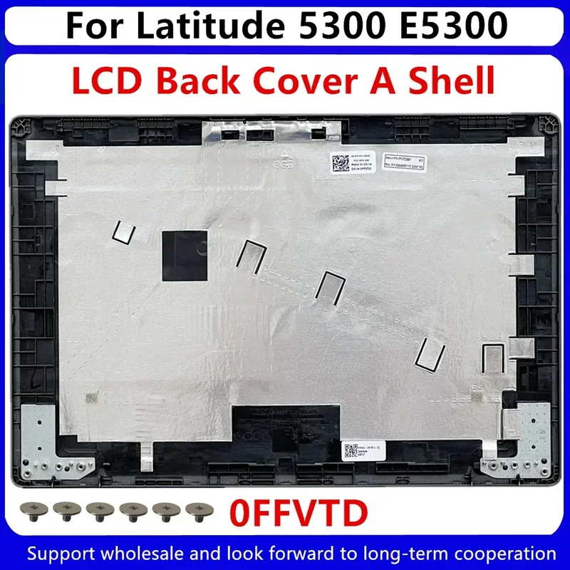 Novo para dell latitude 5300 e5300 lcd capa traseira caso superior um escudo 0ffvtd ffvtd