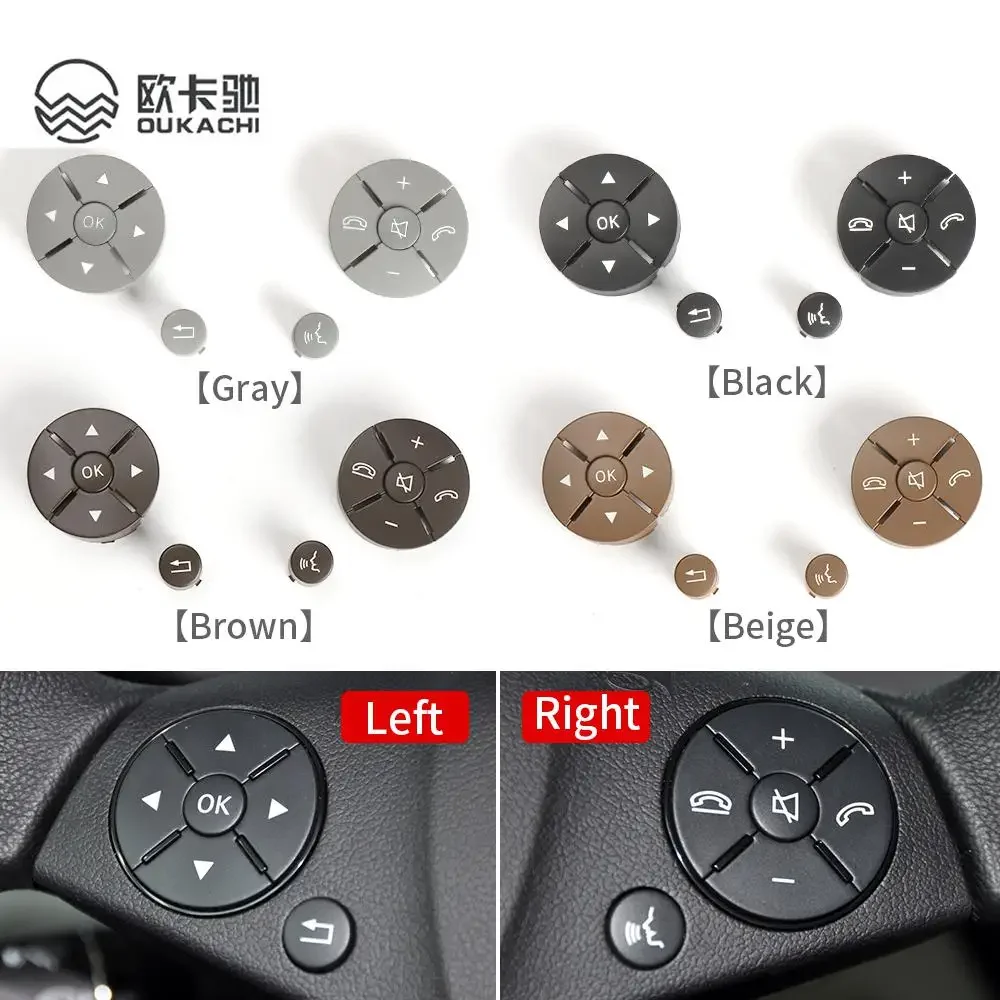 

Car Multi-Function Steering Wheel Button Keys For Mercedes Benz C E GLK Class W204 X204 C180 C200 C250 C260 C300 C350 W207 W212