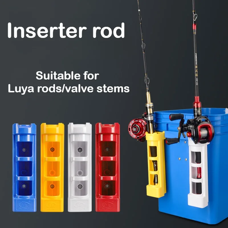 1pc Roadside Pole Inserter Fishing Box Roadside Pole Inserter Fishing Bucket Stand Raft Pole Raft Pole Raft Fishing Bucket Pole Stand