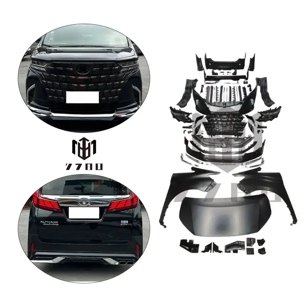 Produced by 7788 for To yo ta 2015-2023 Alphard 30AGH upgrade 2024 Alphard 40AGH body kit excluding tail light price