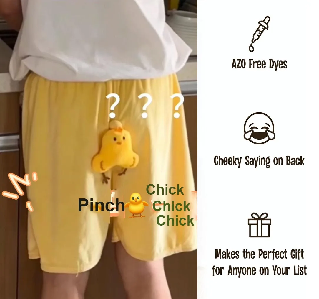 Funny and Cute Cartoon 3D Stretchable Chicks Boxers for Men Glow in the Dark Pigge Turtle Shorts Sleep Novelty Shorts Male Sh